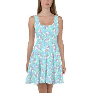 Unicorn Print Swing Pin Up Dress